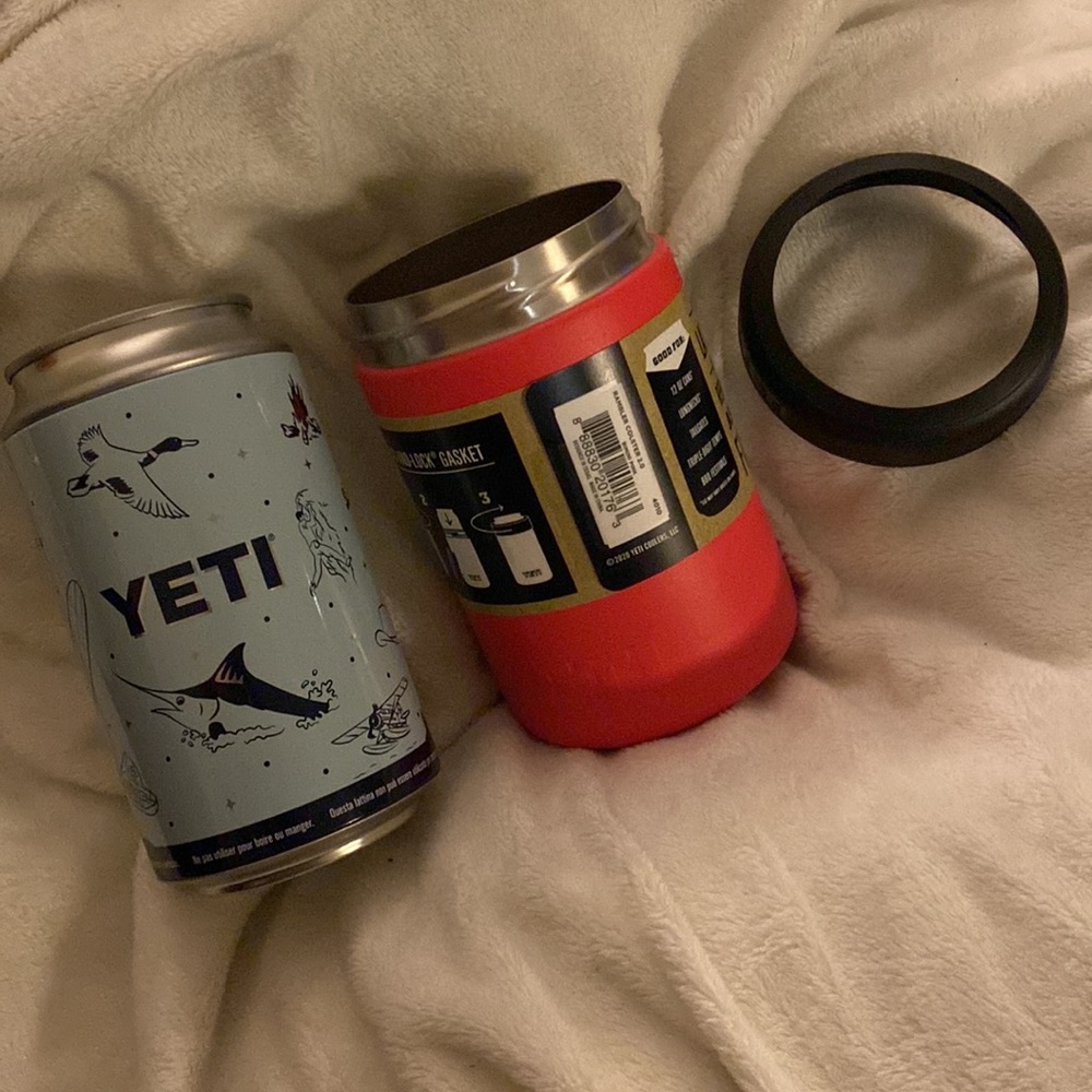 YETI Rambler Colster2.0 in “Bimini Pink” (Fits standard 12oz cans)-Retired Color - Picture 6 of 9